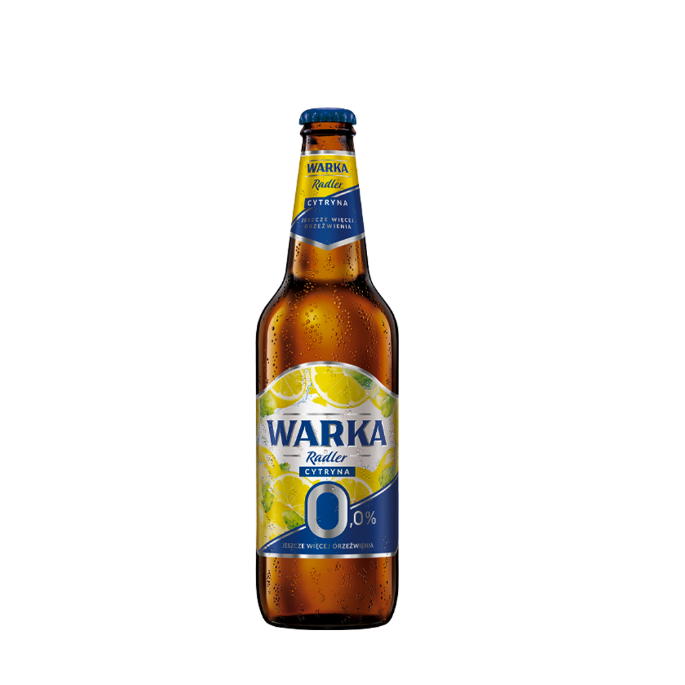 Butelka Warka 0 Cytrynowa