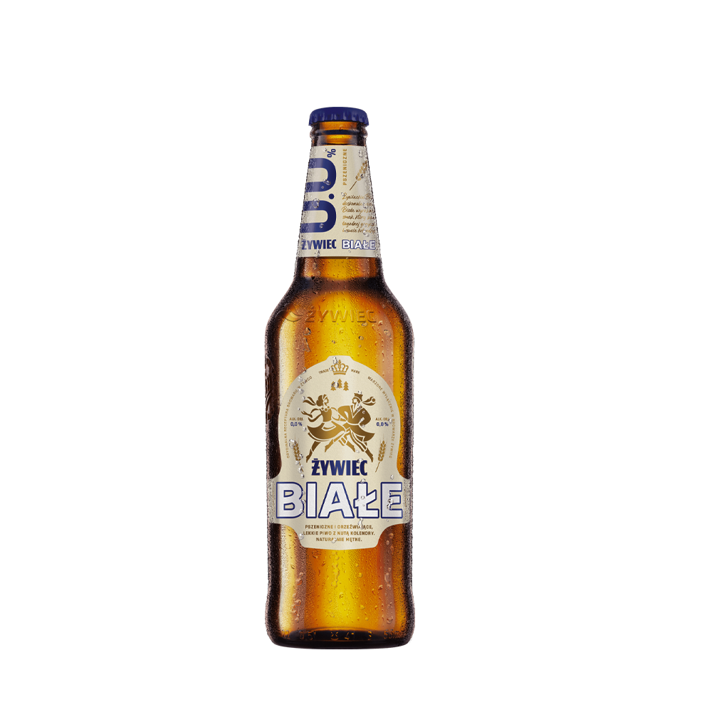 Butelka Żywiec 0 Białe